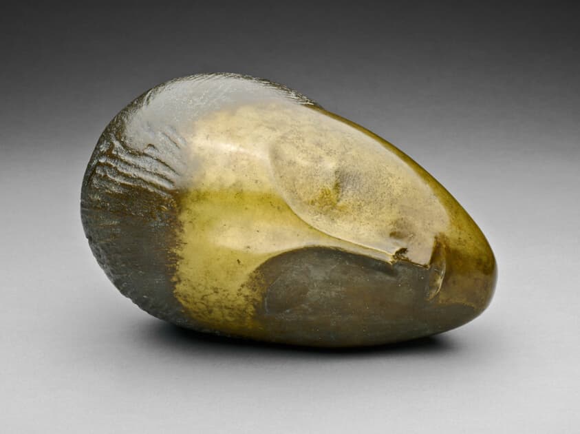 A work made of bronze.